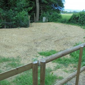 Der Spielplatz vor den Baumaßnahmen