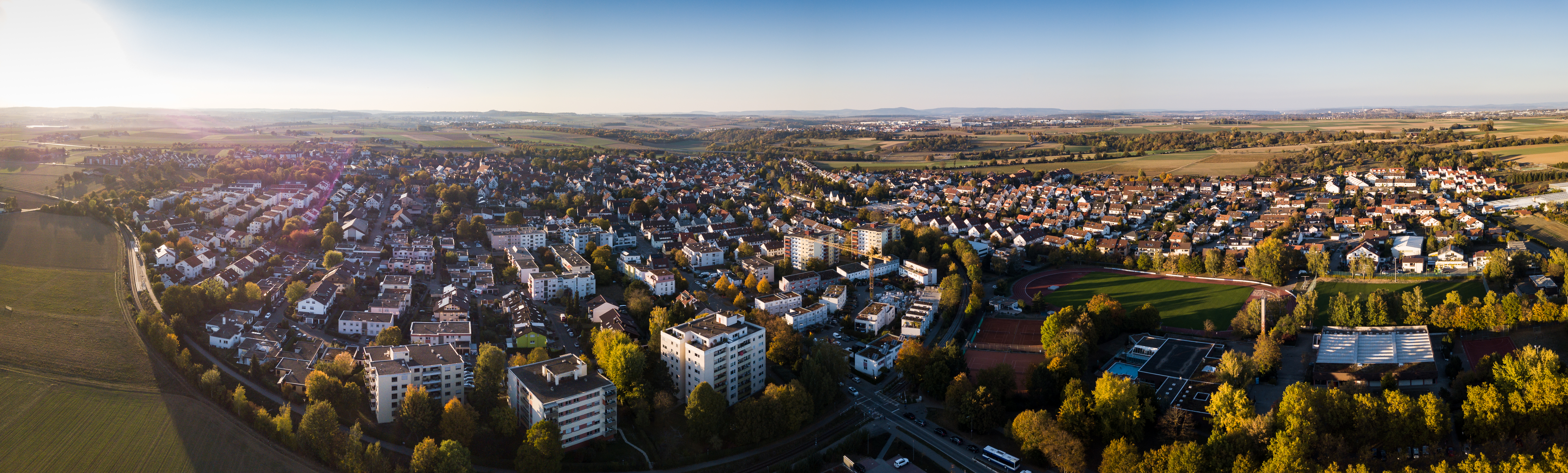 Blick auf Korntal-Münchingen