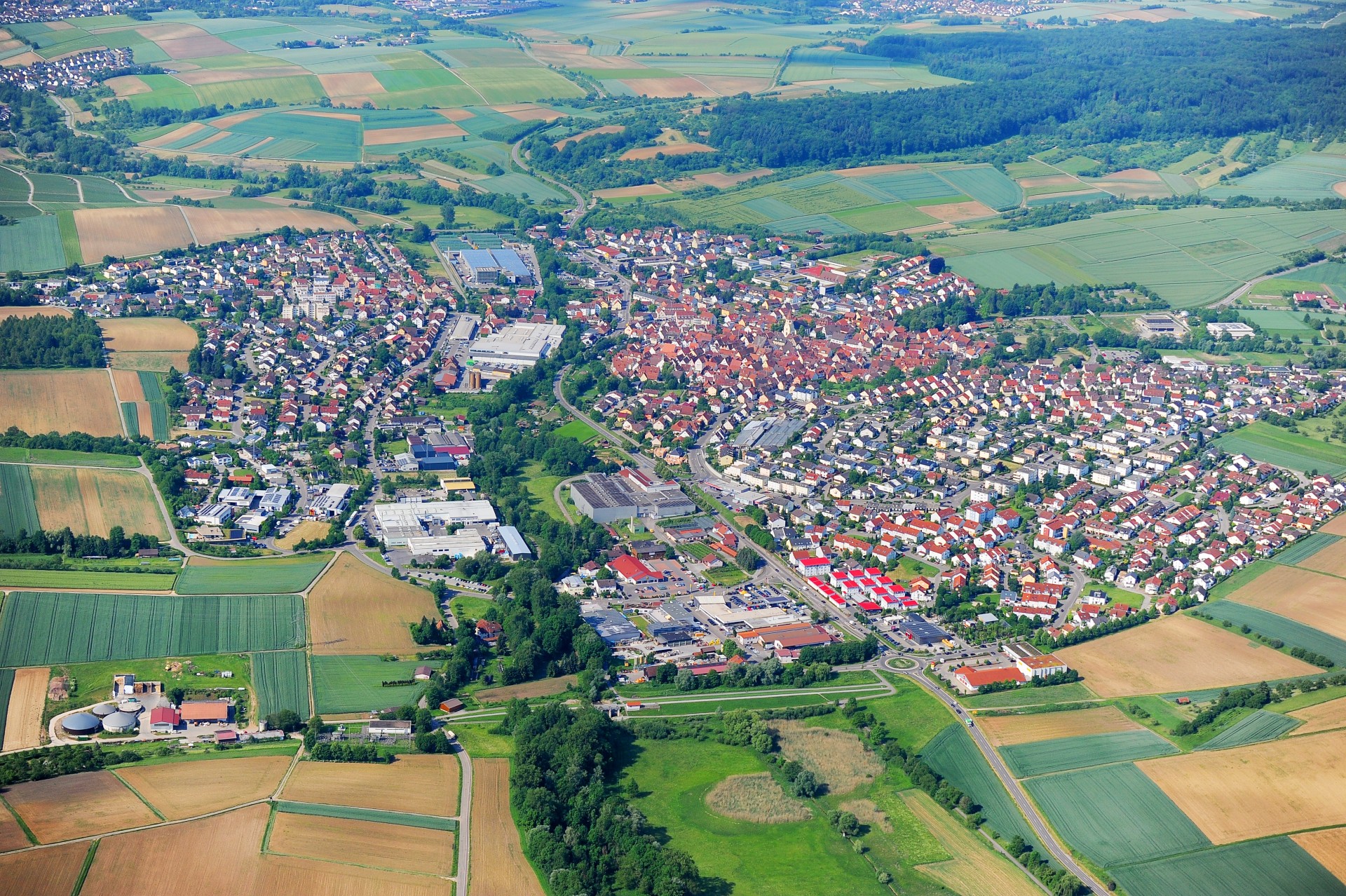 Luftbild Großbottwar