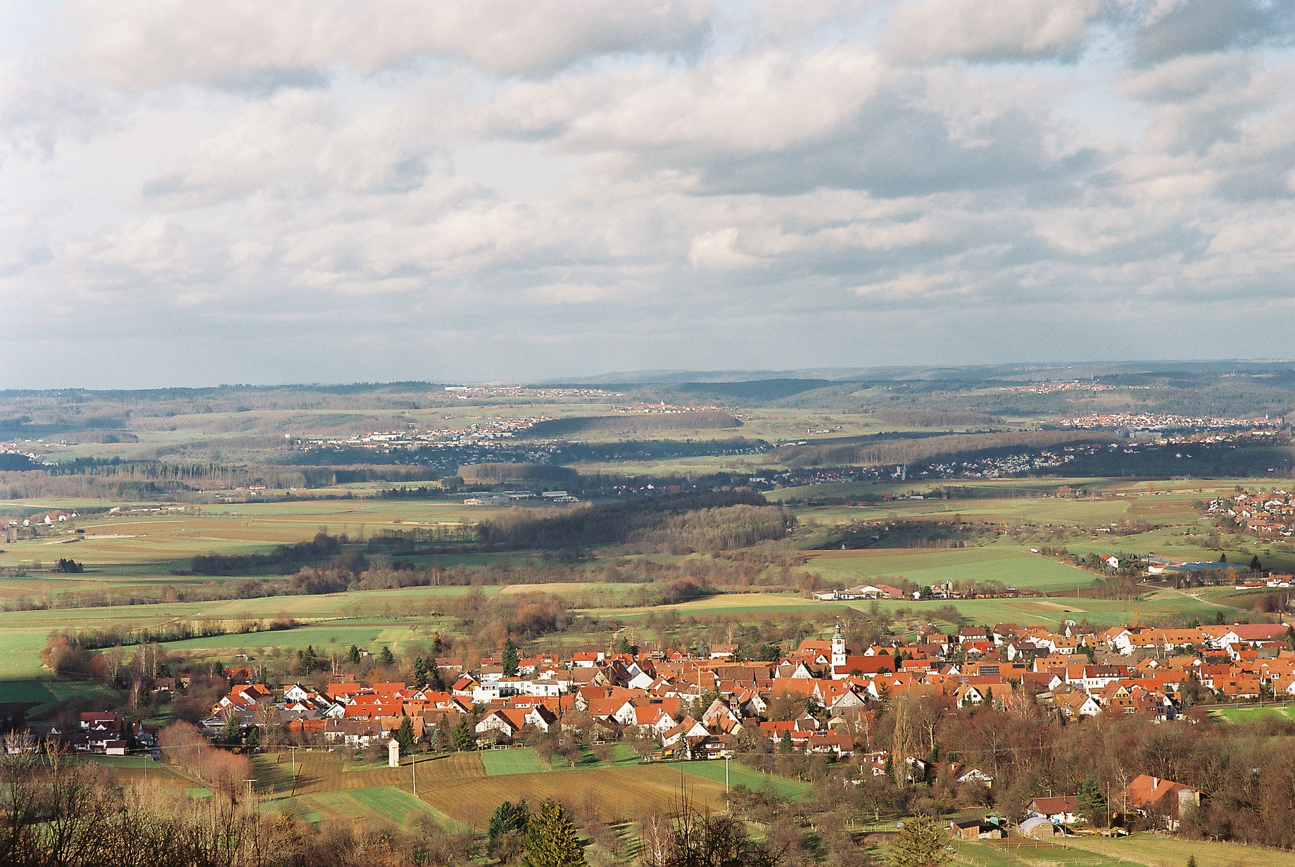 Luftbild von Dürnau