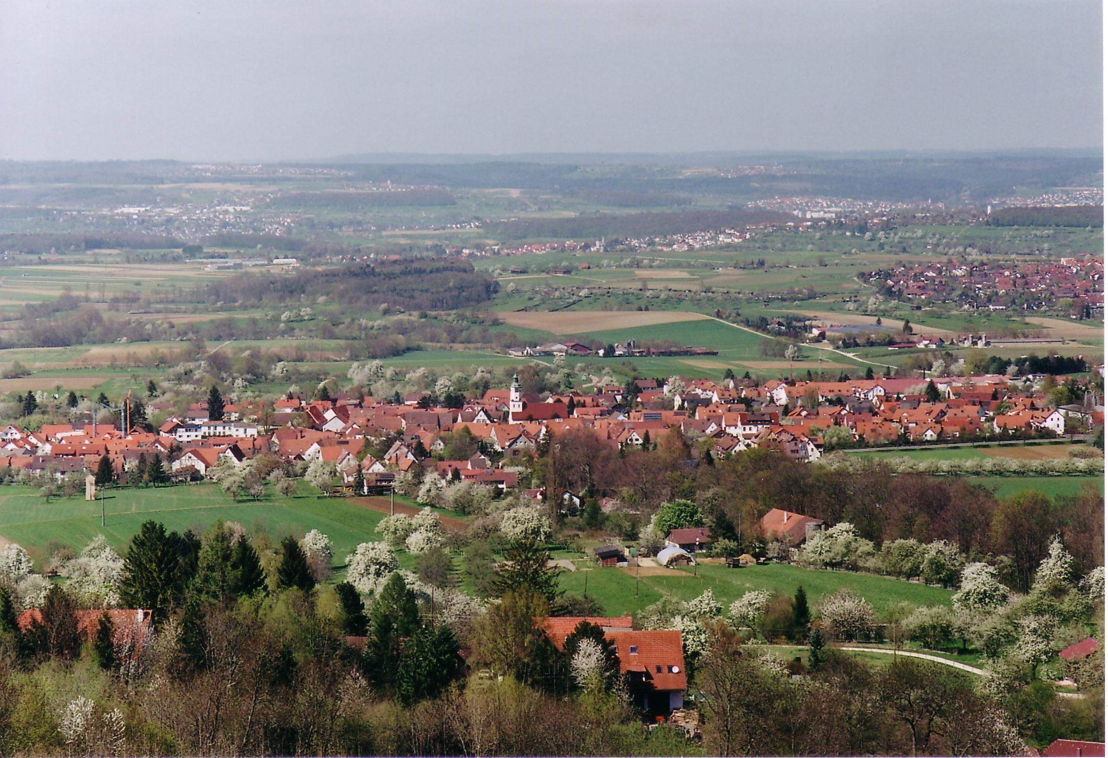 Luftbild von Dürnau